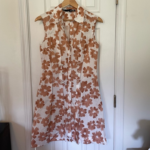 Love Moschino Floral Button & Clasp Collar Shirt Dress - Picture 6 of 11